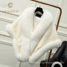 New Style different color Fashion Real fur shawl